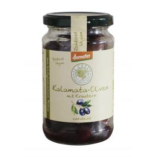 Kalamata-Oliven mit Kräutern