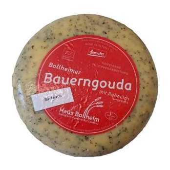 Bauerngouda mit Bärlauch