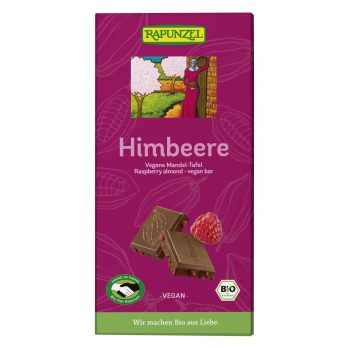 Himbeere vegane Mandel-Tafel HIH