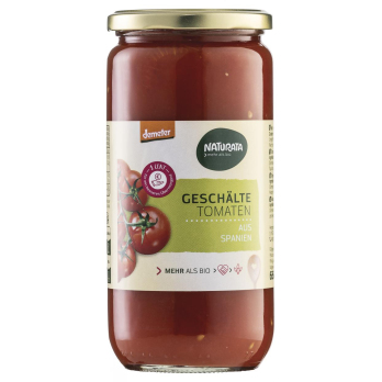 Tomaten geschält in Tom.-saft
