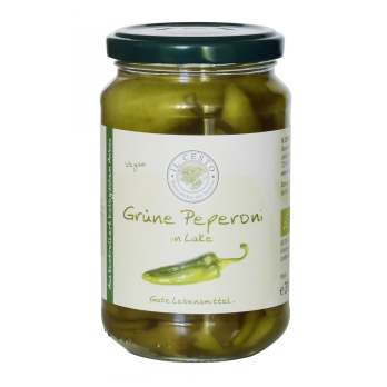 Grüne Peperoni in Lake