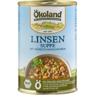 Linsensuppe m. Würstchenscheib