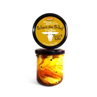 Schani das Schaf - Frischkäse Curry & Dattel