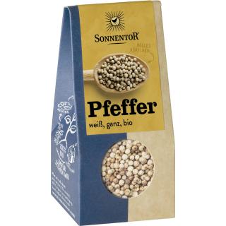 Pfeffer weiß, ganz, Schachtel
