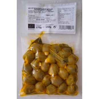 Griech. Oliven mit Mandeln gefüllt