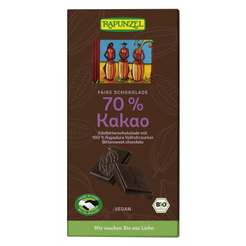 Edelbitter-Schokolade 70% Kakao