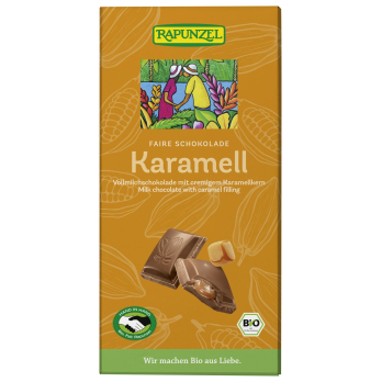 Vollmilch Schoko mit Karamellfüllung HIH