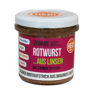 Besser als Rotwurst aus Braunen Linsen