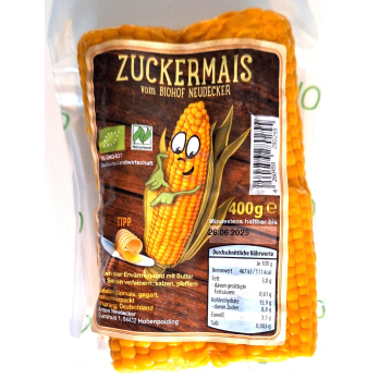 Zuckermais vak.