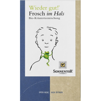 Frosch im Hals